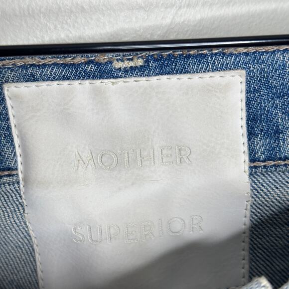 MOTHER SUPERIOR Insider Crop Step Fray Hijacking The Runway Sz 26 {3L54} - Picture 6 of 10